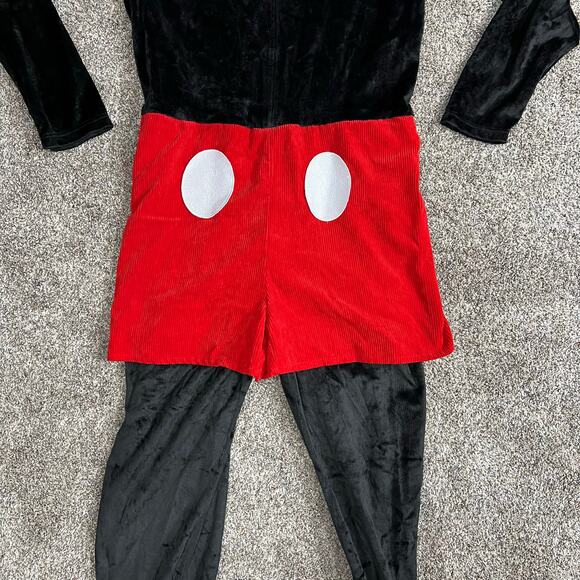 SOLDDisney Mickey Mouse Adult Costume S / M Halloween Jumpsuit One Piece Zip-up - Picture 7 of 16
